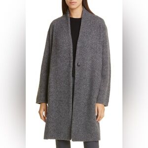 Vince Bouclé Cardigan Coat, made from a textured wool and alpaca blend